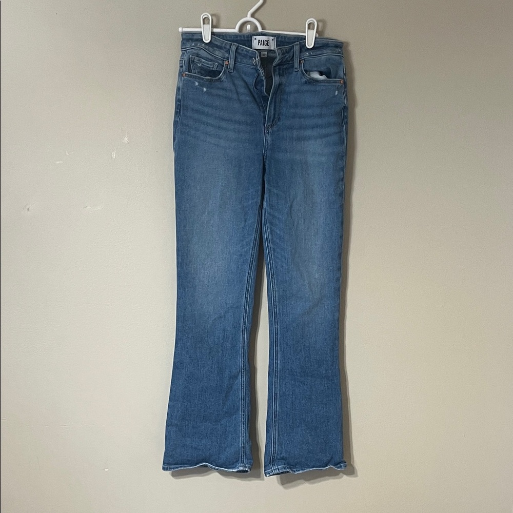 PAIGE Classic Denim Flare Jeans